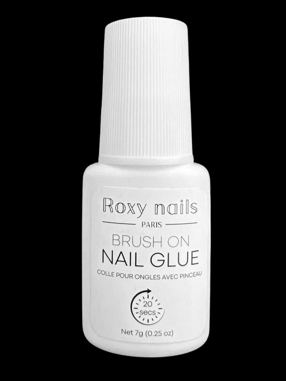 Brush on nail glue